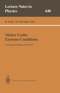 Matter Under Extreme Conditions