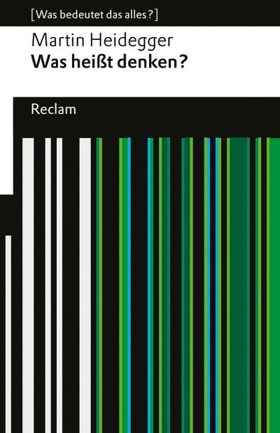 Was heißt Denken?