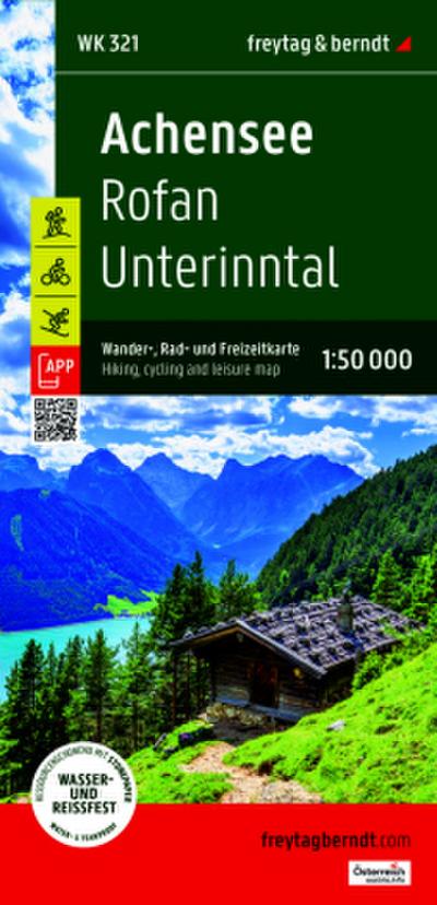freytag & berndt Wanderkarte WK 321 Achensee - Rofan - Unterinntal 1:50.000