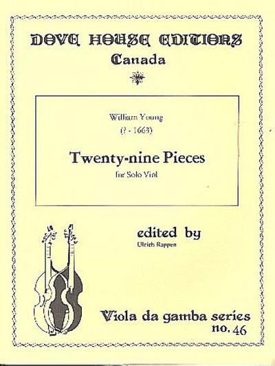 29 Piecesfor solo viol (viola da gamba)