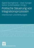 Politische Steuerung von Integrationsprozessen