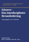 Schmerz- Eine interdisziplinäre Herausforderung