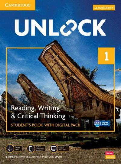 Unlock Level 1 Reading, Writing and Critical Thinking Student’s Book with Digital Pack