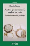 Palabras que permanecen,  palabras por venir