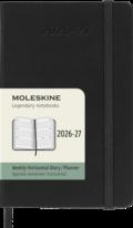 Moleskine Wochen-Notizkalender P/A6 Schwarz Juli-Dezember 2026/2027