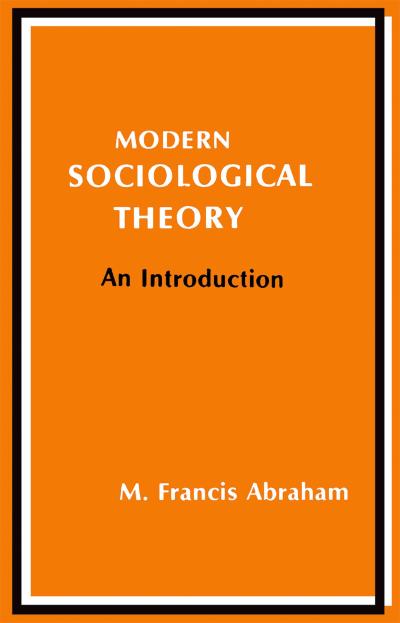 Modern Sociological Theory