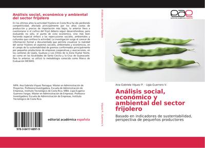 Análisis social, económico y ambiental del sector frijolero