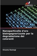 Nanoparticelle d’oro bioingegnerizzate per la degradazione dei coloranti