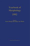 Yearbook of Morphology 1992