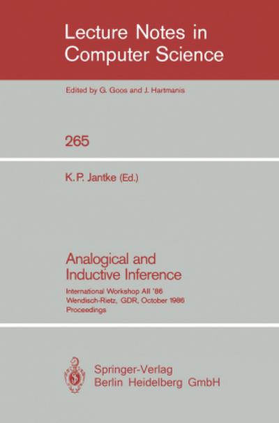 Analogical and Inductive Inference