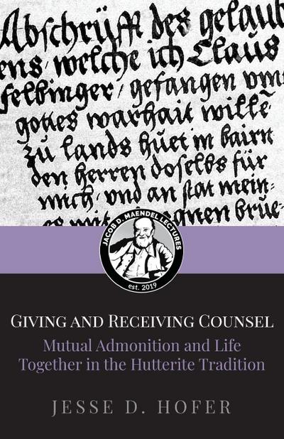 Giving and Receiving Counsel