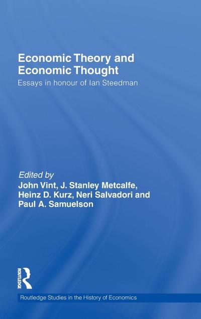 Economic Theory and Economic Thought