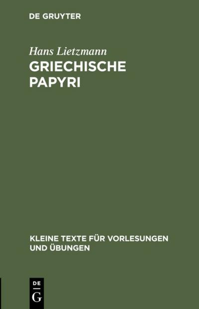Griechische Papyri