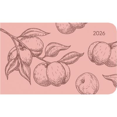 Alpha Edition - Ladytimer TO GO Deluxe Salmon 2026 - Taschenkalender  15x9 cm - Weekly - hochwertiger Planer mit Tucson-Einband & Motivprägung - 128 Seiten - kompakter Terminplaner für unterwegs