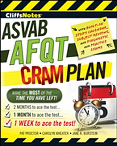 CliffsNotes ASVAB AFQT Cram Plan