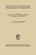 Die Reform der österreichischen Bundesverfassung