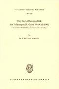 Die Entwicklungspolitik der Volksrepublik China 19