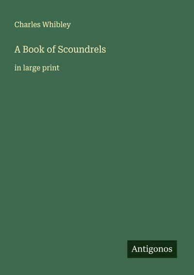 A Book of Scoundrels