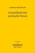 Gesamthand und juristische Person