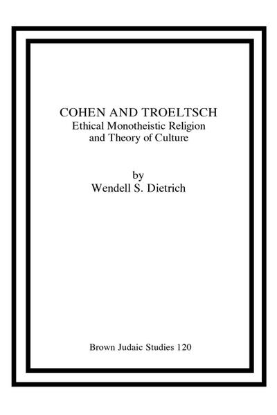 Cohen and Troeltsch