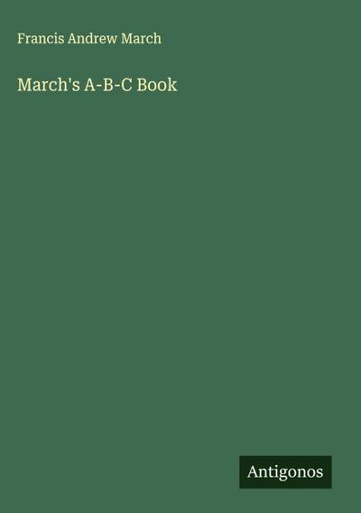 March’s A-B-C Book