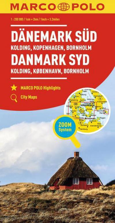 MARCO POLO Regionalkarte Dänemark Süd 1:200.000