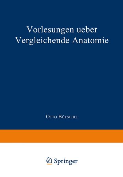 Vorlesungen ueber vergleichende Anatomie