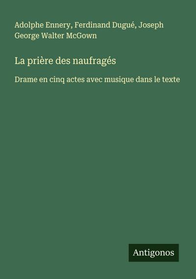 La prière des naufragés