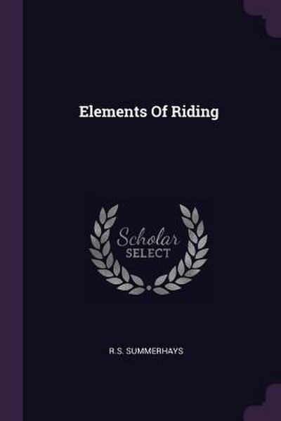 Elements Of Riding