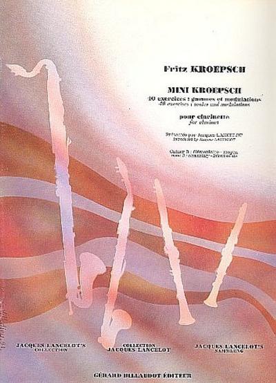 Mini Kroepsch vol.3for clarinet
