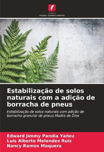 Estabilização de solos naturais com a adição de borracha de pneus