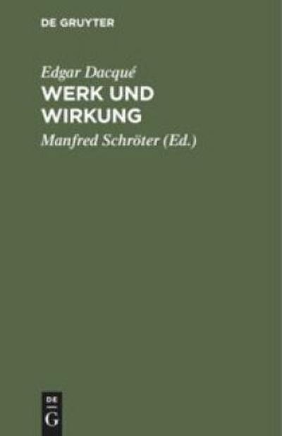 Werk und Wirkung