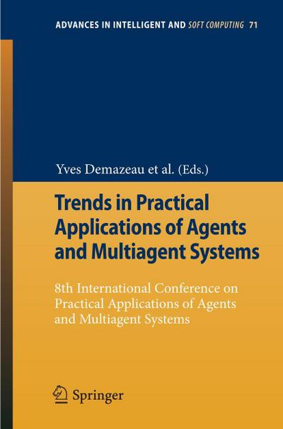 Trends in Practical Applications of Agents and Multiagent Systems