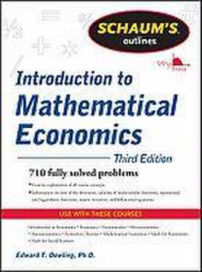 Dowling, E: Schaum’s Outline of Introduction to Mathematical