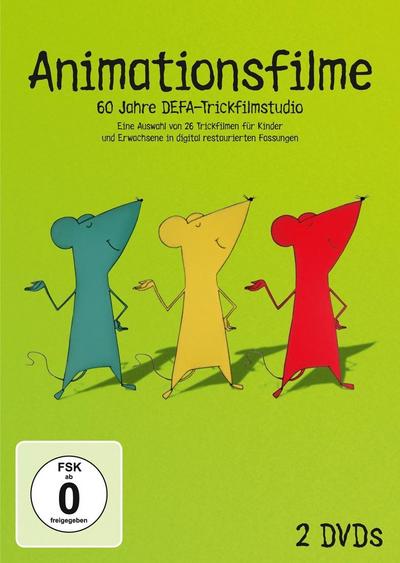 Animationsfilme - 60 Jahre DEFA-Studio für Trickfilm Dresden,2 DVD