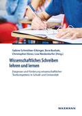 Wissenschaftliches Schreiben lehren und lernen