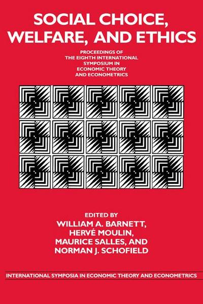 Social Choice, Welfare, and Ethics