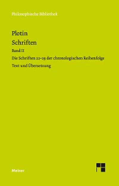 Schriften. Band II