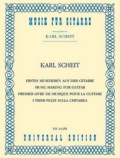 Erstes Musizieren auf der Gitarre