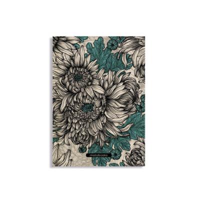 Jana Notizbuch A5 "Chrysanthemum" (blanko, farbig)