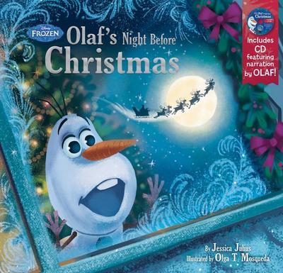 Frozen Olaf’s Night Before Christmas Book & CD