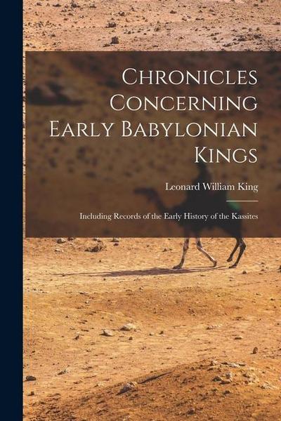 Chronicles Concerning Early Babylonian Kings
