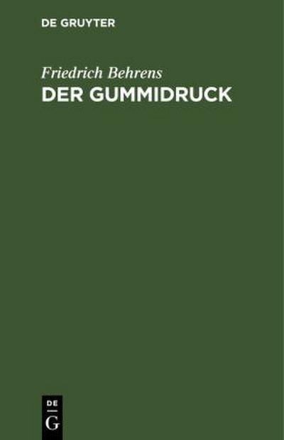 Der Gummidruck