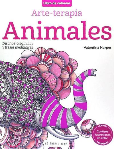 Animales : diseños originales y frases meditativas