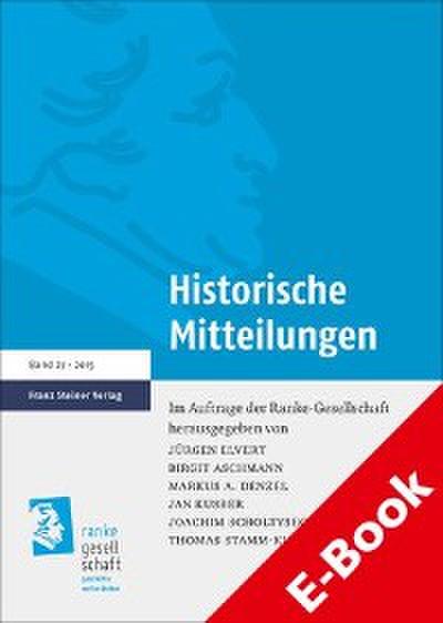 Historische Mitteilungen 27 (2015)