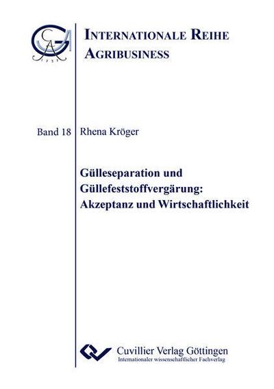 Gülleseparation und Güllefeststoffvergärung