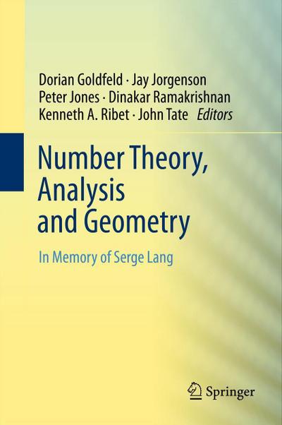 Number Theory, Analysis and Geometry