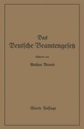 Das Deutsche Beamtengesetz (DBG)