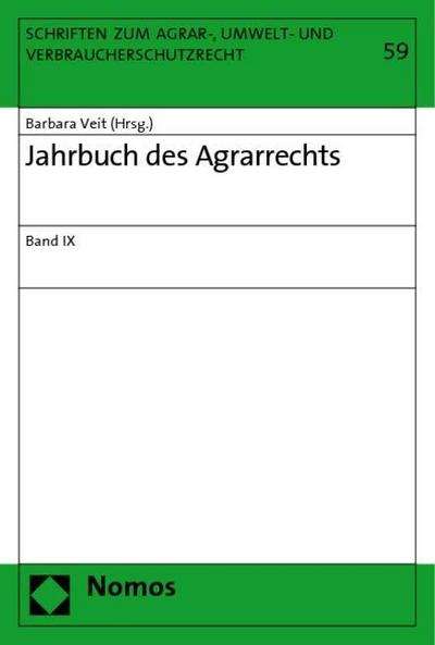 Jahrbuch des Agrarrechts