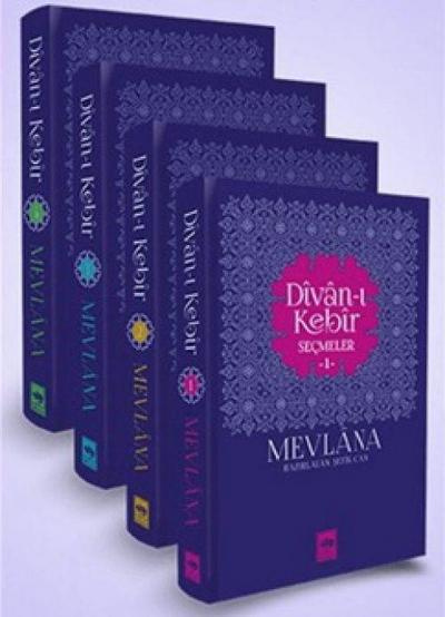 Divan-i Kebir Secmeler 4 Cilt Takim Ciltli
